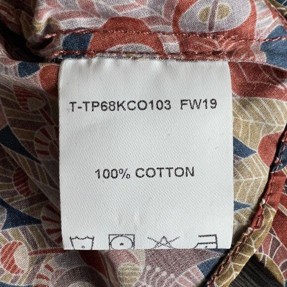 Tia Cibani Kids Shirt 3 Months Country Smock Tunic Top Colorful Button Closure - Picture 9 of 10